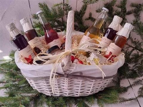 Zestaw prezentowy Koszyk z pałąkiem — oferta Ogródka Dziadunia